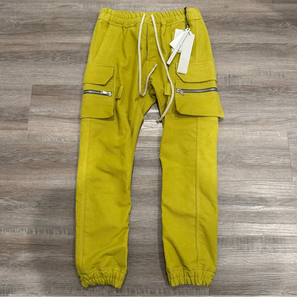 Rick Owens Mastodon Cargo Pants in Acid - Picture 2 of 13